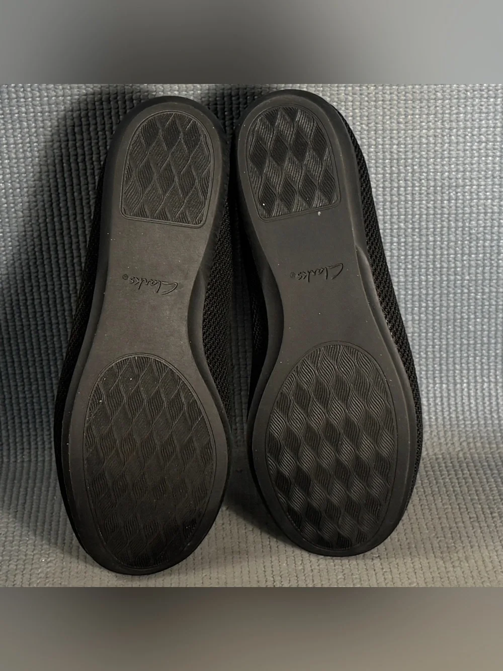Clarks Cloudsteppers Carly Dream Slip On Black Flats Women’s Size 8.5 Wide